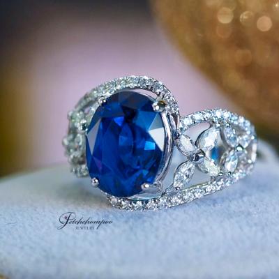 [022184] 8.74 Carat Blue Ceylon Sapphire Ring Discount 990,000