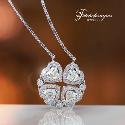 [27513] necklace with heart diamond pendant 2 in 1  69,000 
