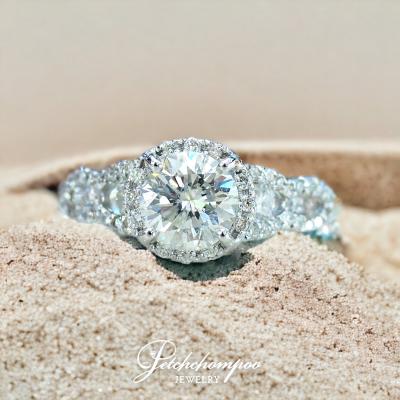 [27955] Premium diamond ring, medium size 0.99 ct. Discount 109,000