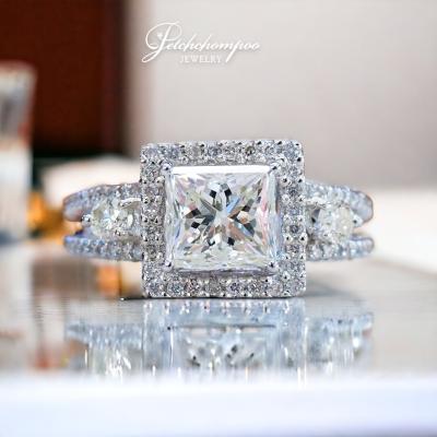 [28919] แหวนเพชร Princess cut 2.02 กะรัต ลดราคาเหลือ 259,000