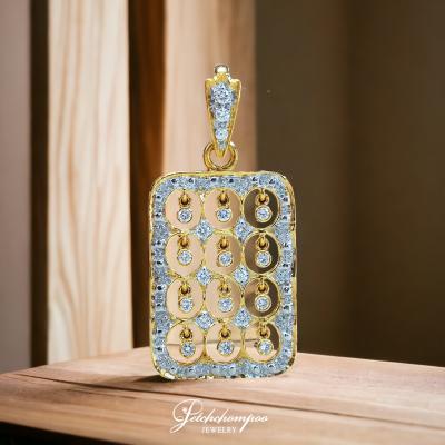 [27783] Gold pendant with diamonds  39,000 
