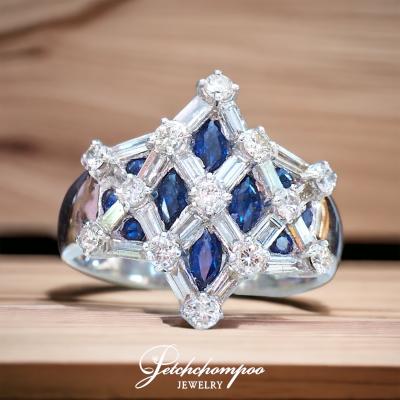 [023564] Blue sapphire with diamond ring  49,000 