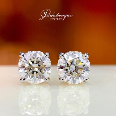 [28013] GIA certified diamond earrings, 0.90 Carat Discount 139,000