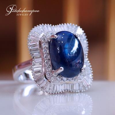[26724] Unheate  Blue Sapphire With diamond ring  249,000 