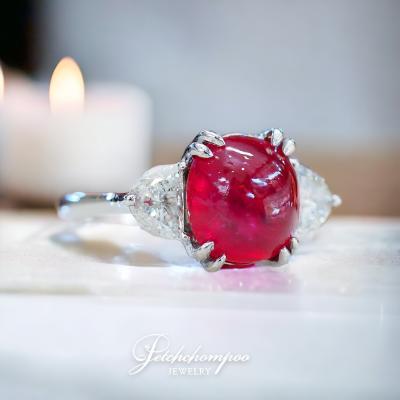 [28956] Chobochon ruby with diamond ring  79,000 