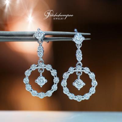 [28120] diamond earrings, width 1.20 carats Discount 39,000