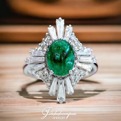 [024472] Emerald with diamond ring  79,000 