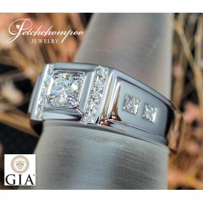 [024175] 0.32 Carat GIA E Color VVS1 3EX diamond men ring Discount 59,000