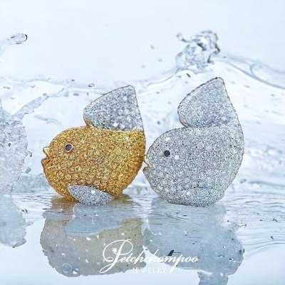 [25179] Diamond fish brooch  490,000 