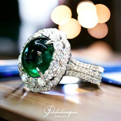 [25191] Zambia Emerald with diamond ring  139,000 