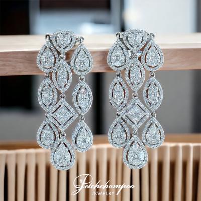 [021342] Diamond Earrings 5.89 Ct Discount 299,000