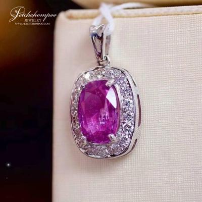 [023900] Pink Sapphire With Diamond pendant  49,000 
