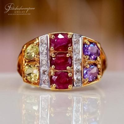[26669] three color gemstone ring  24,000 
