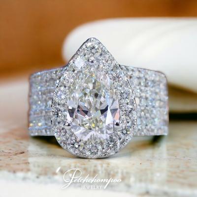 [28917] 2.02 carat pear shaped diamond ring Discount 299,000