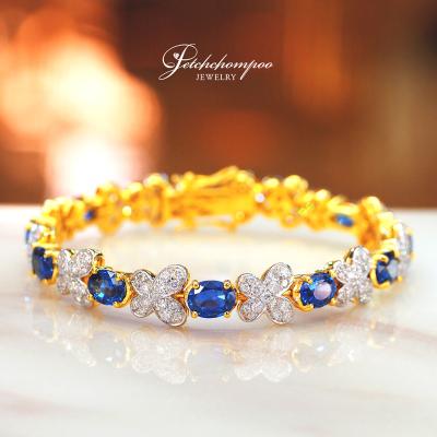[28077] sapphire and diamond bracelet  149,000 