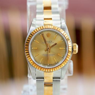 [26582] นาฬิกา Rolex lady 2กษัตริย์ 18k สาย oyster  119,000 