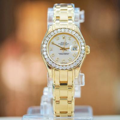 [28689] Rolex Lady-Date just Pearl master 69298  crown collection  499,000 