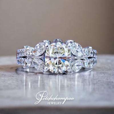 [023154] 1 Carat Oval Cut Diamond Ring Discount 139,000