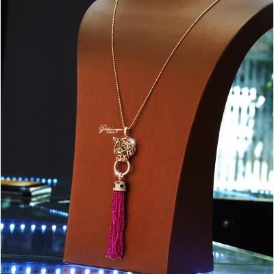 [021215] สร้อยคอพร้อมจี้เสือฝังเพชร  199,000 