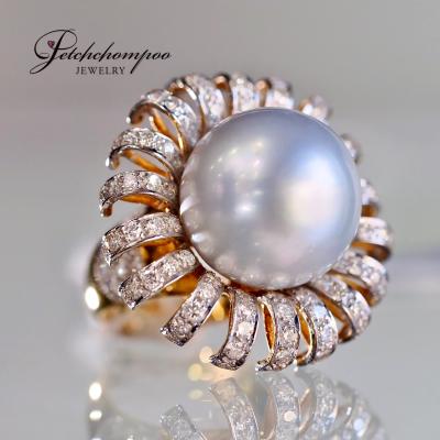 [022373] South Sea Pearl With Diamond Ring  119,000 