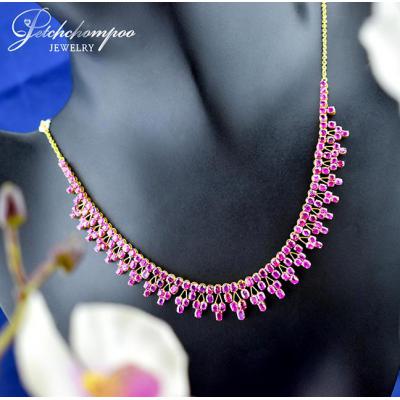 [020034] Ruby 29.60cts diamond Necklaces  99,000 