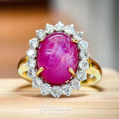 [023830] Star Ruby with diamond ring  79,000 