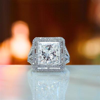 [28629] แหวนเพชร Princess Cut เม็ดกลาง 7 กะรัต G IF GIA ลดราคาเหลือ 5,990,000