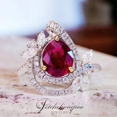 [016344] Bur mese ruby ring with diamonds GIA Certificate  199,000 
