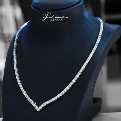 [28942] V shave  diamond necklace  199,000 