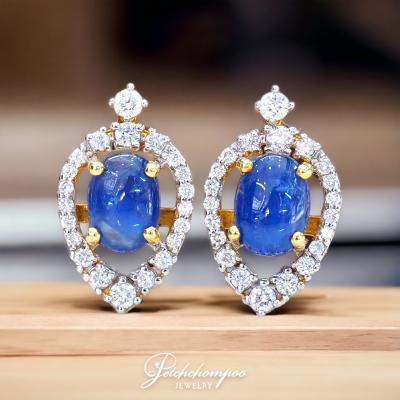 [016529] Bur mese sapphire earrings Discount 49,000