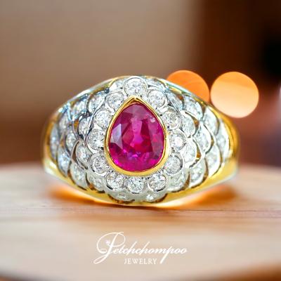 [023161] Bur ma ruby with diamond ring  39,000 