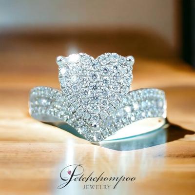 [001386] Belgium cut 0.39 cts diamond ring  59,000 