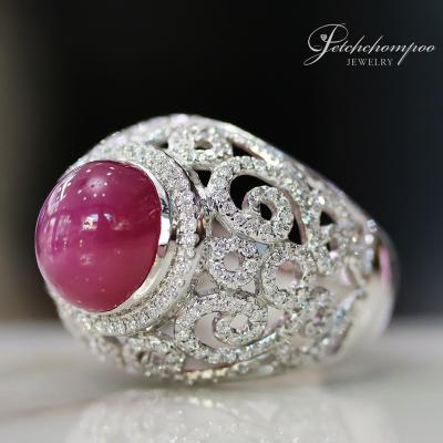 [025161] 12 Carat Ruby with Diamond Ring  59,000 