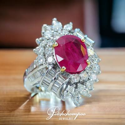 [023896] Myanma ruby with diamond ring  169,000 