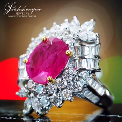 [023896] Myanma ruby with diamond ring  159,000 