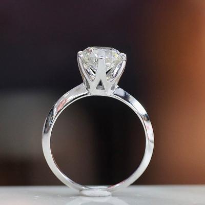 [28876] แหวนเพชร 2.01 กะรัต ใบเซอร์ I VS2  triple excellent Discount 359,000