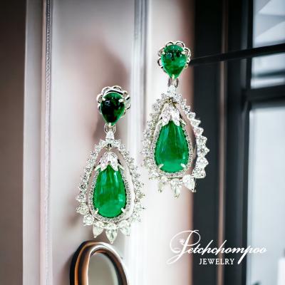 [26309] Emerald and diamond Earring  159,000 
