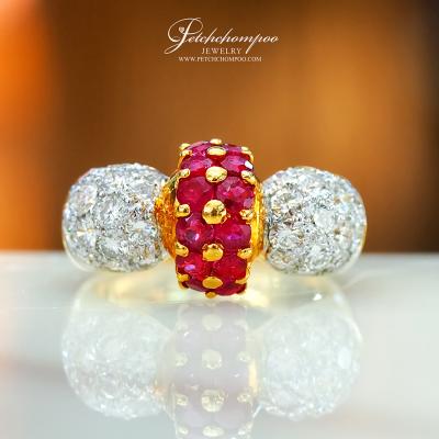 [008365] Ruby and diamond ring  39,000 