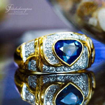 [007197] Sapphire ring with diamonds  29,000 