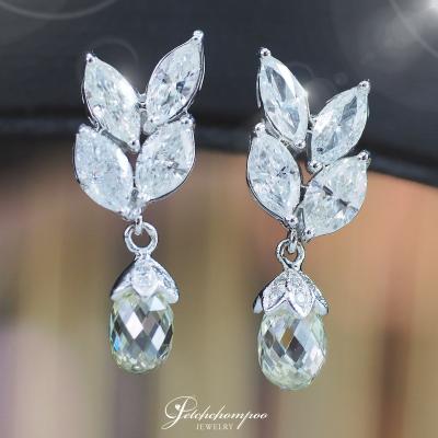 [26449] Briolette cut diamond earring  259,000 