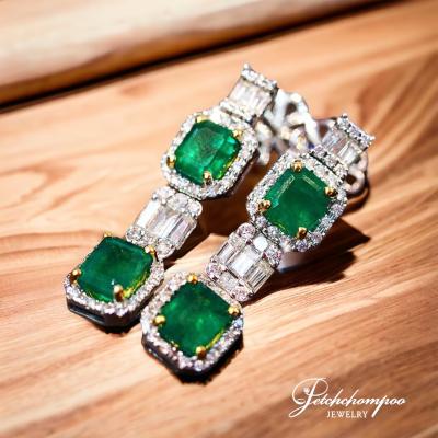 [020843] Emerald earrings  119,000 