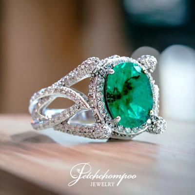 [025063] Emerald and diamond ring  119,000 