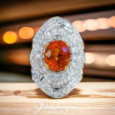 [27613] Yellow Saphire ring with diamonds  179,000 