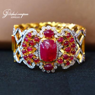 [022492] Burmar Ruby with diamond Bangle  299,000 
