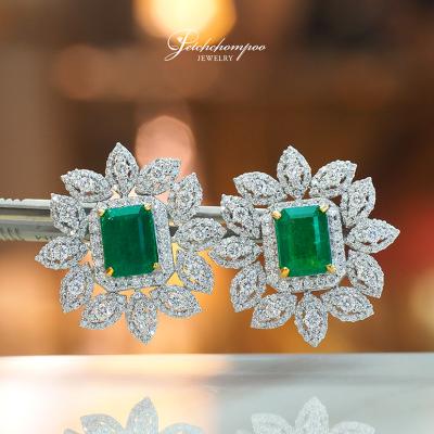 [28643] Zambian emerald earrings  129,000 