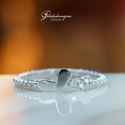 [28701] White gold ring with diamonds  6,900 