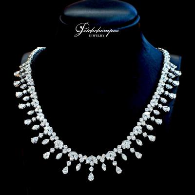 [28433] Diamond chandelier necklace, 21.01 carats  990,000 
