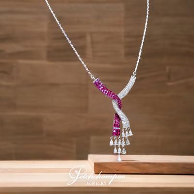 [25663] Ruby 6.71 cts diamond Necklaces  199,000 