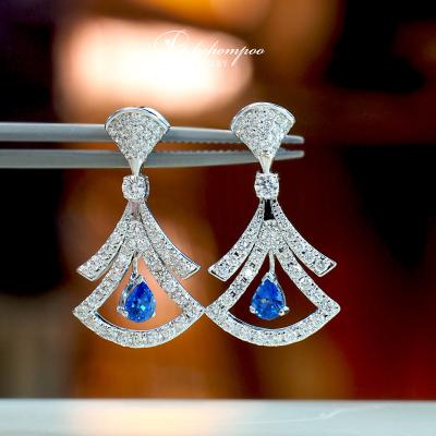 [28040] Sapphire Diamond Earrings  69,000 