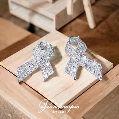 [018031] Diamond Bow Earrings  39,000 